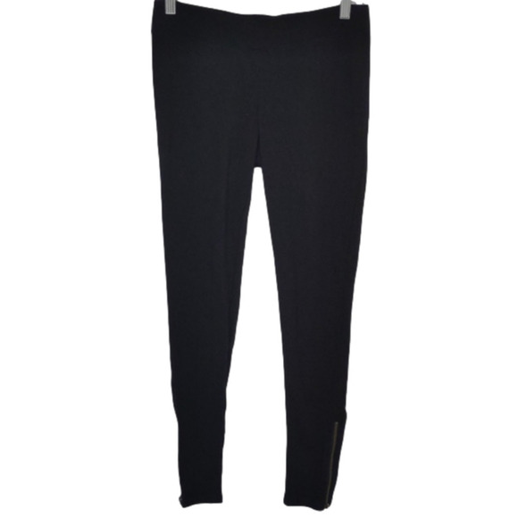 AMERICAN Rag black leggings, zipper ankle pants, size Small, EUC - Picture 3 of 9
